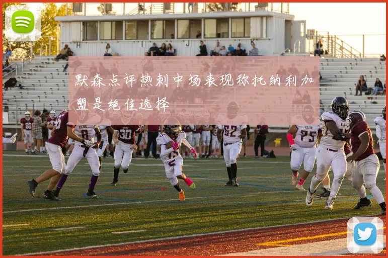 默森点评热刺中场表现称托纳利加盟是绝佳选择